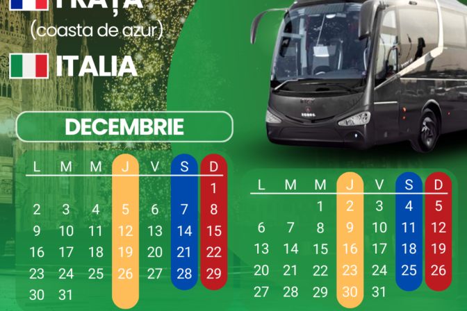  Decembrie 2024 – Ianuarie 2025