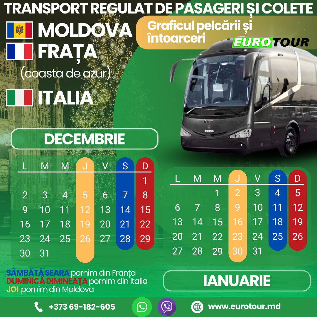  Decembrie 2024 – Ianuarie 2025